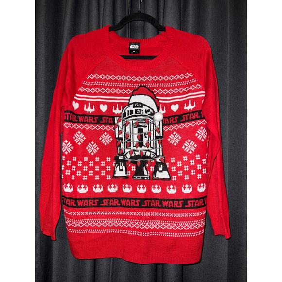 Ugly Christmas Sweater Xmas Size Medium Star Wars - Picture 1 of 3